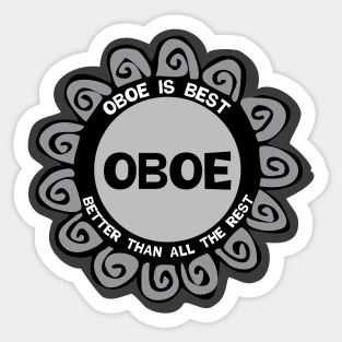 Oboe Is Best Sticker